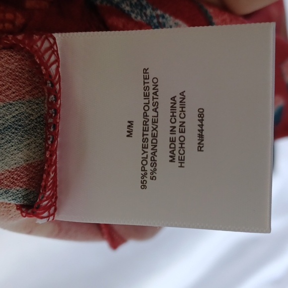 CHRISTIAN SIRIANO Women's Floral Print Knee-Length Dress Size M Red Stretchy - Picture 7 of 8